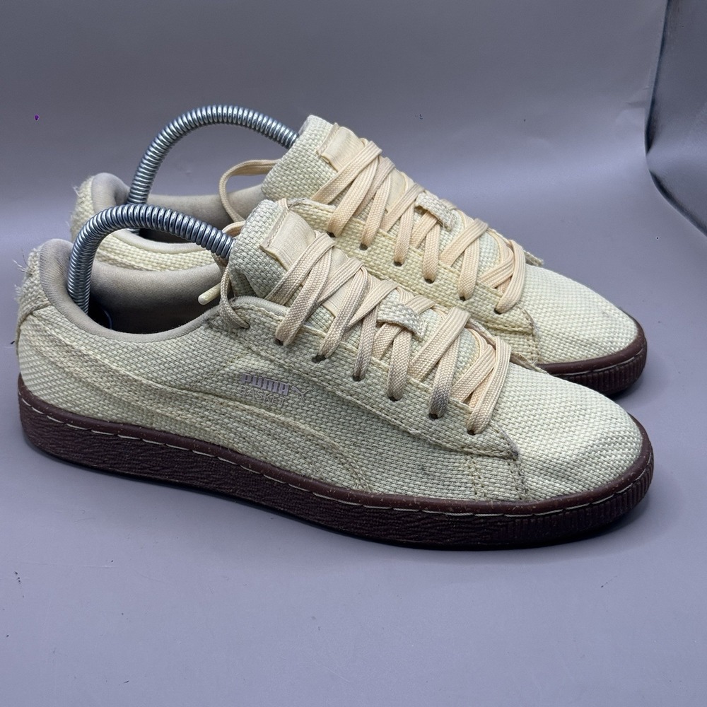 Puma Basket Ripstop IC 362340-01 Yellow Ice Cream Series Sneakers‎ Men Size 6